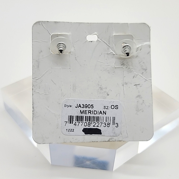 NWTS $68 Brighton "Meridian Zenith"  Gold Hoops w Swarovski Crystal Stations! π - Picture 9 of 10